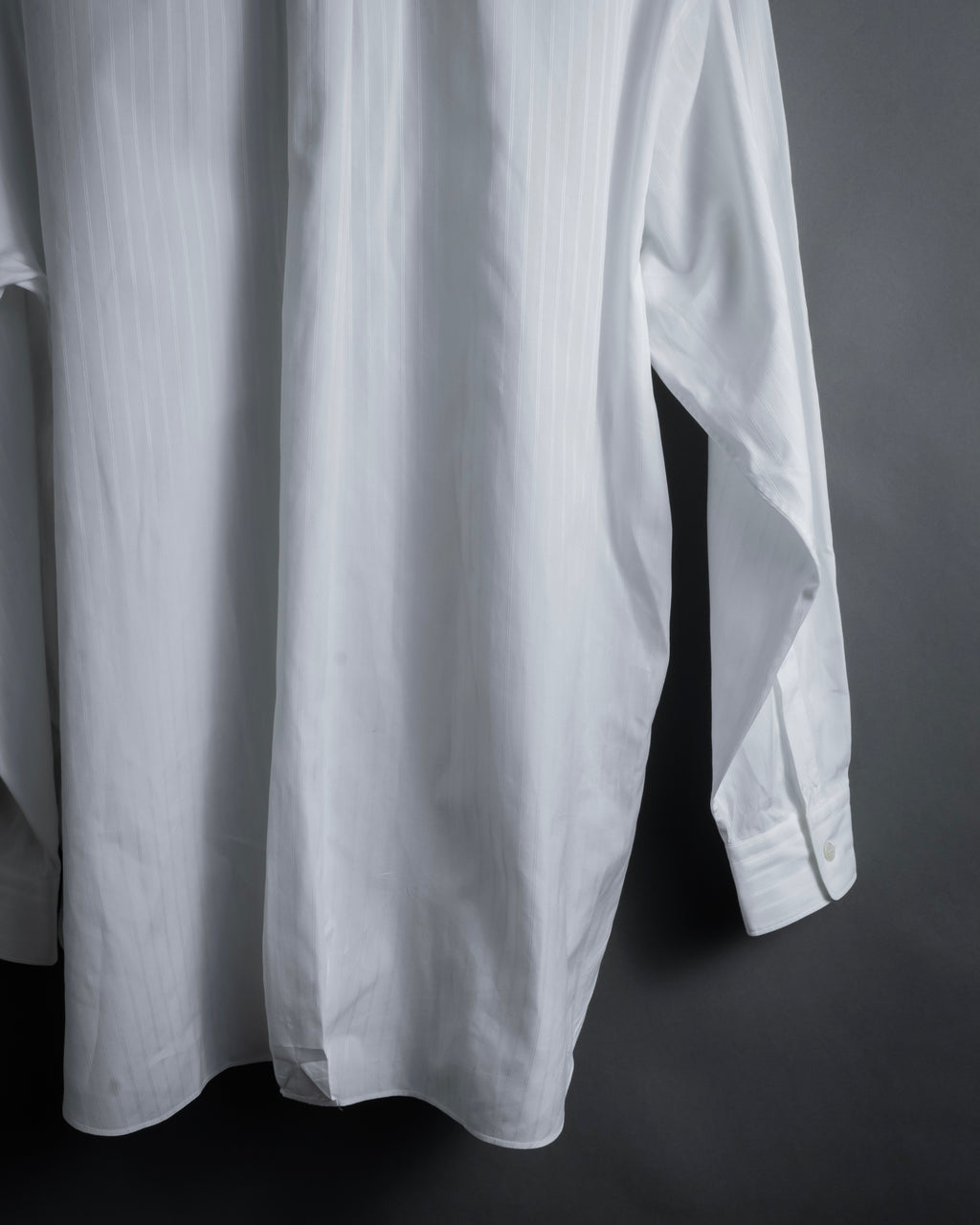 "COMME des GARCONS
HOMME" 90's Keiichi Tanaka design striped shirt