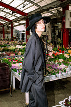 "GUCCI" silk blend gray blue spring setup