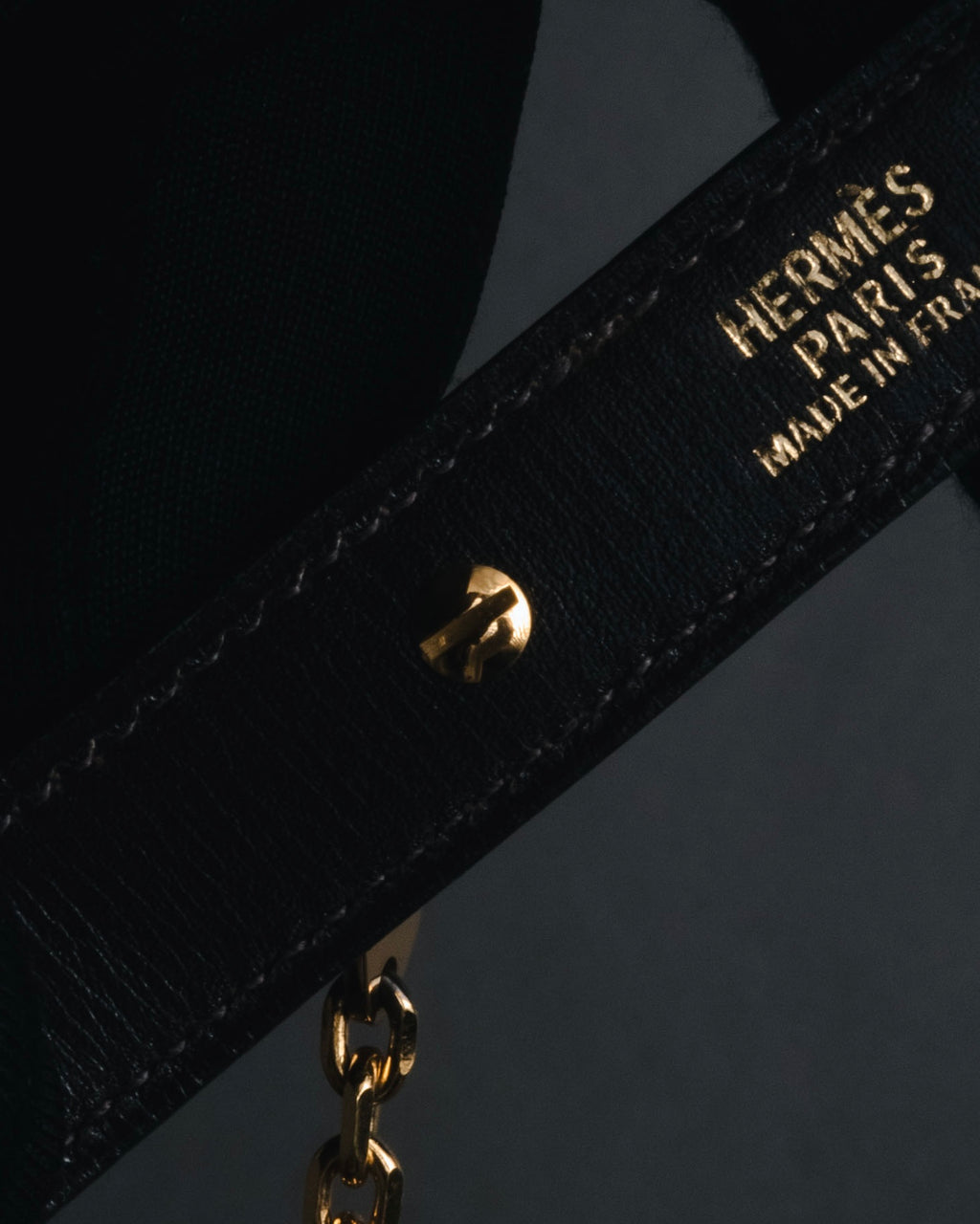 "HERMES" 90’s-00’s classic box calf gloves holder