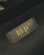"RED VALENTINO" 2010's Ruffled leather shoulder bag