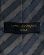 "COMME des GARCONS HOMME" Shadow stripe pattern necktie