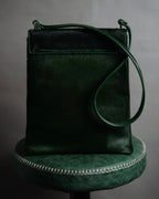“GUCCI“ 90’s-00’s pony hair structured shoulder bag