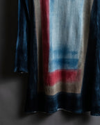 "Loro Piana" Hand-painted gradient knit tunic