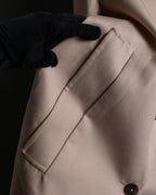"JIL SANDER" Pink beige color spring coat