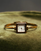 -SPECIAL- “GUCCI” 90’s-00’s 1900L gold tone bangle watch