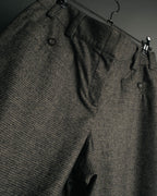 -SPECIAL- “CHANEL” 05AWmicro houndstooth tweed wide trousers