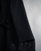 "Max Mara" 00’s Minimalist wrap-front structured jacket