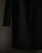 "DRIES VAN NOTTEN" Relief  jaguard uneven design chester coat