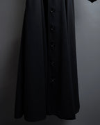 "tricot COMME des GARCONS" 90's Tailored collar belted long dress