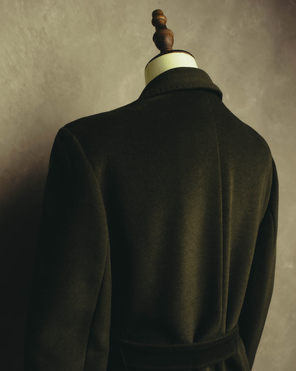 “Max Mara” 00’s Belted angora blend long coat