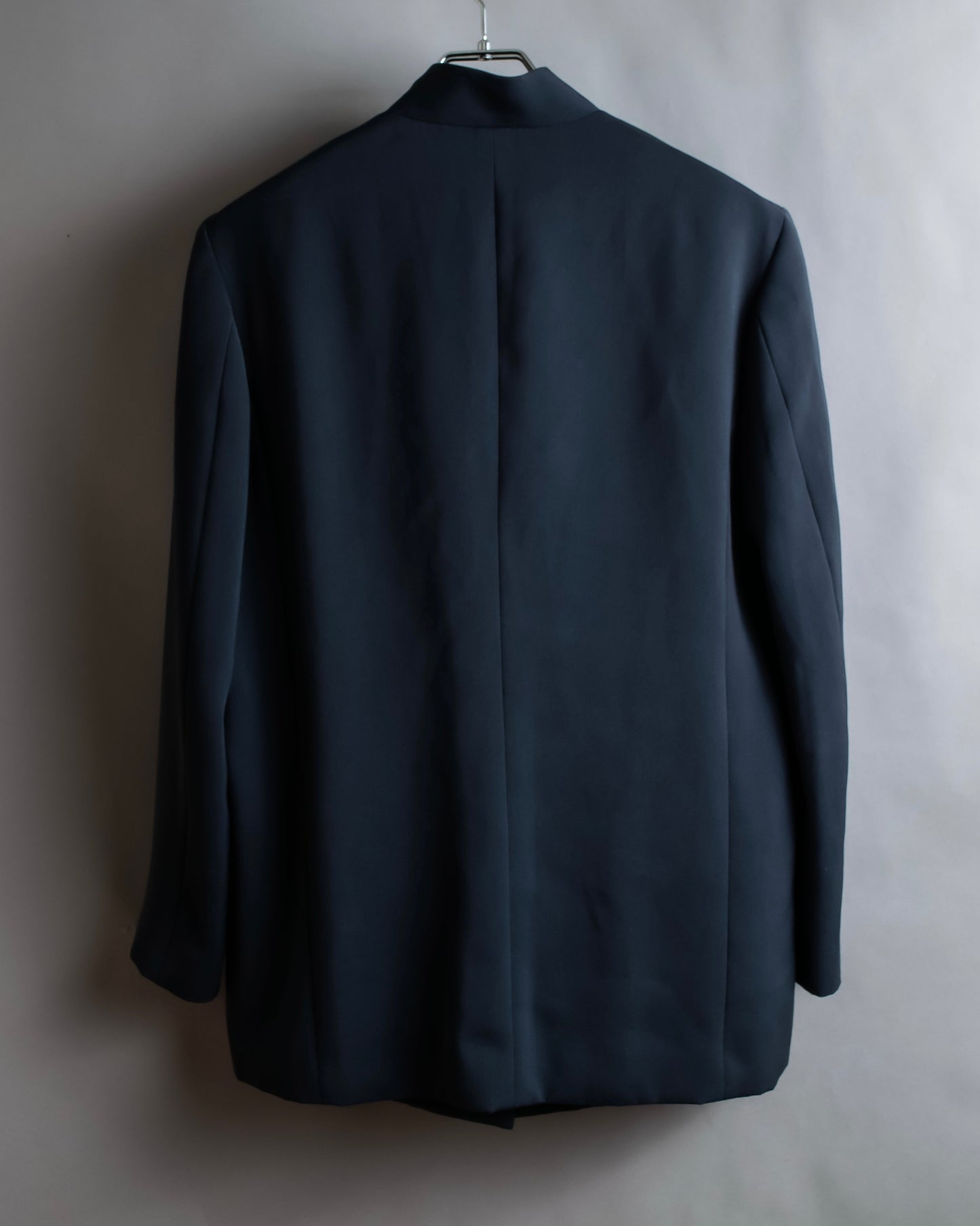 "ISSEY MIYAKE" Fly front no collar design jacket