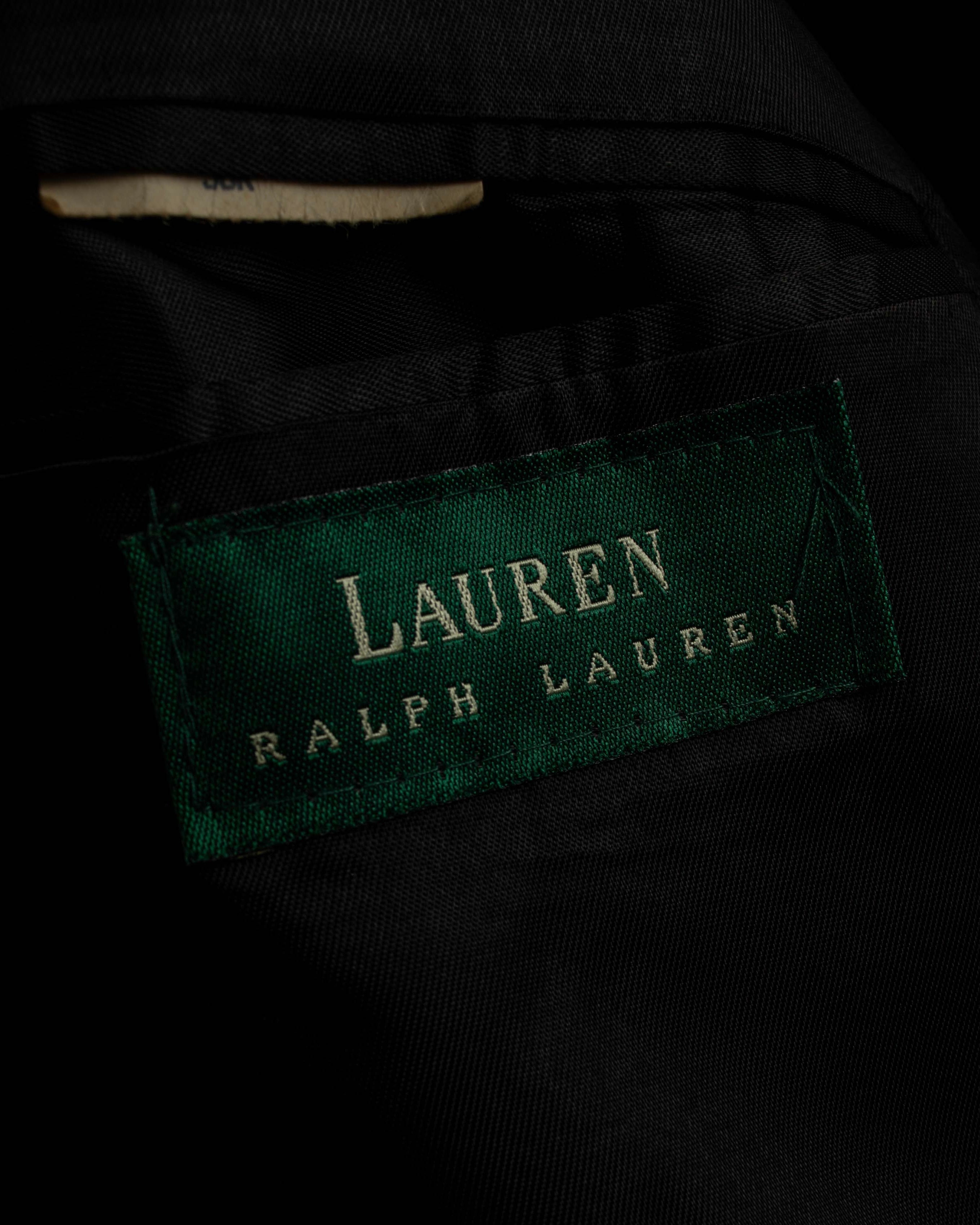 "Ralph Lauren" Structured oversized double-breasted Chester coat