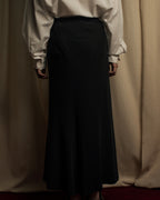 "YOHJI YAMAMOTO" 11SS Minimalist design skirt-like silhouette wide slacks