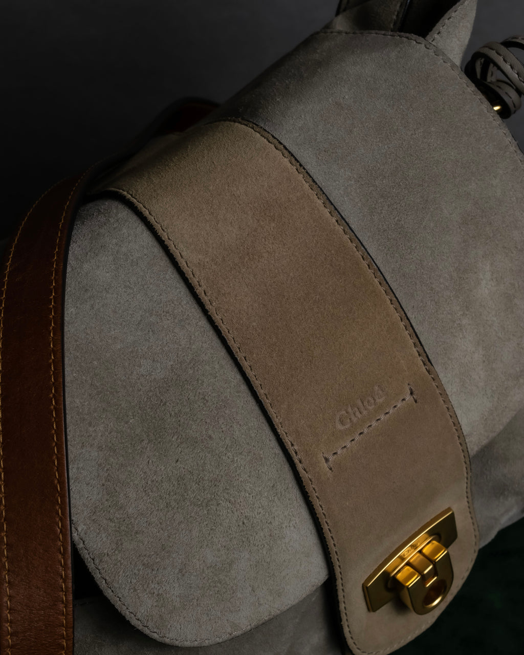 "Chloe" LEXA series 2way leather shoulder bag