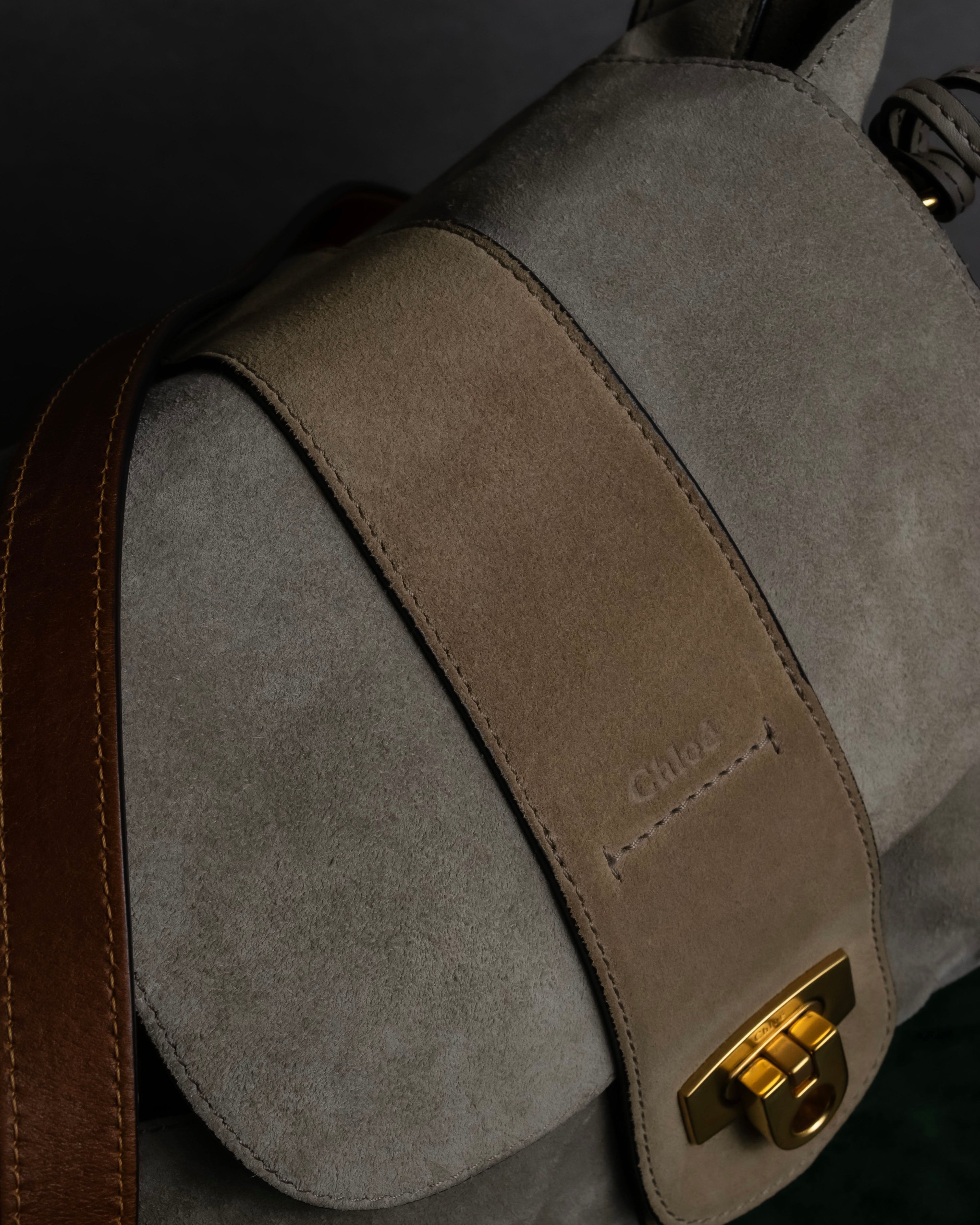 "Chloe" LEXA series 2way leather shoulder bag