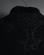 Chaqueta de piel con bordado de cuentas de los años 00 de Ralph Lauren