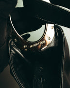 "Sergio Rossi" 00's-10's Soft leather hobo shoulder bag