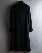"JIL SANDER" 100% cashmere straight line stand collar coat