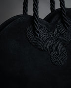 “Salvatore Ferragamo” 90’s Knot handle suede bag