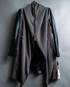 “DOUBLE STANDARD CLOTHING” Designed sleeve hooded middle coat