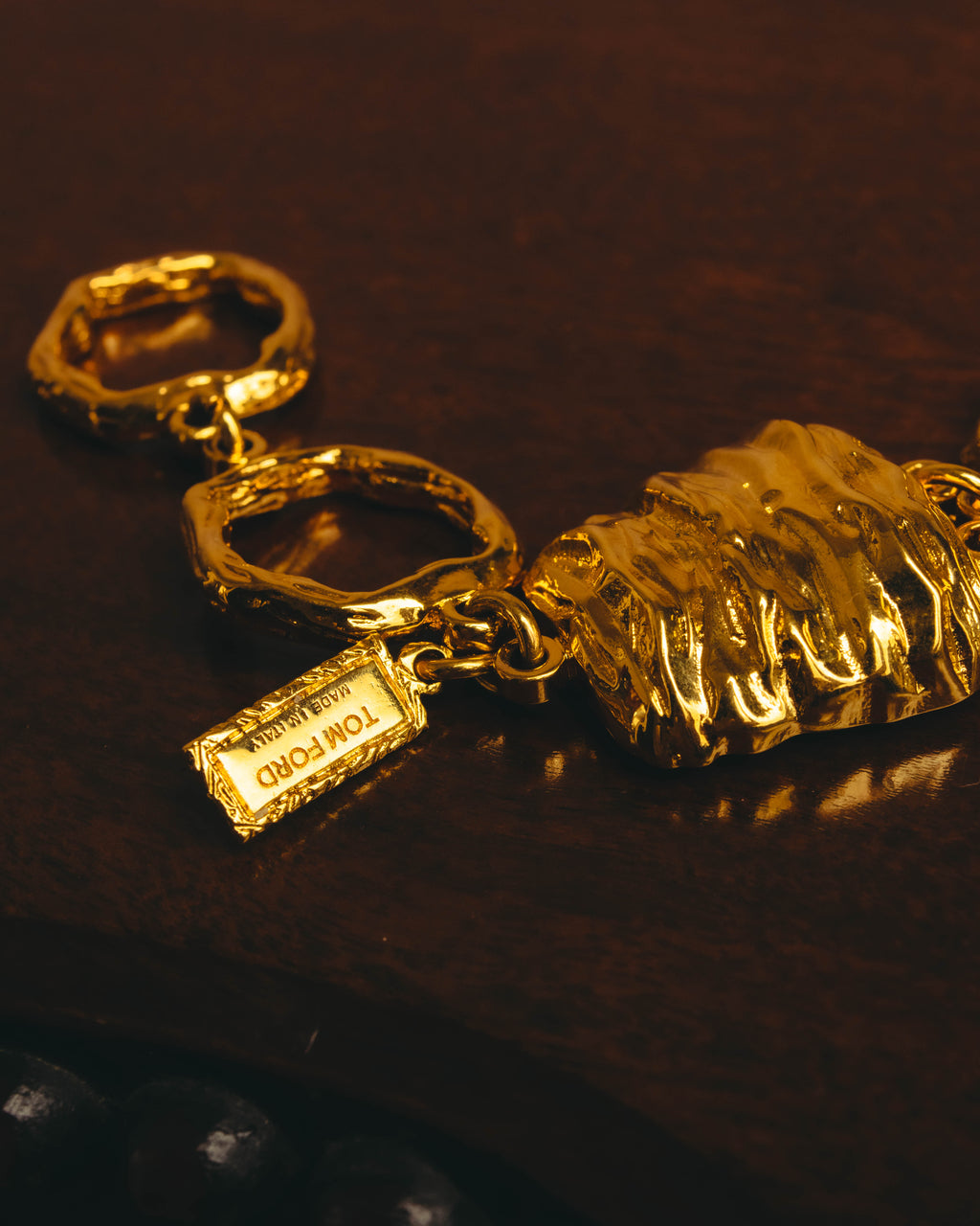 -SPECIAL- “TOM FORD” 2023-24 Moon nugget sculptural toggle bracelet