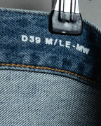 -SPECIAL- “SAINT LAURENT” 2023’s Long extreme baggy faded denim jeans