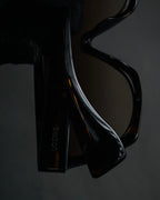 “LOEWE” 2018–2022 Futuristic shield acetate sunglasses