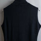 "VERSACE" High neck design sleeveless knit pullover