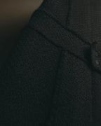 “CHANEL” 04AW textured tweed short sleeve jacket