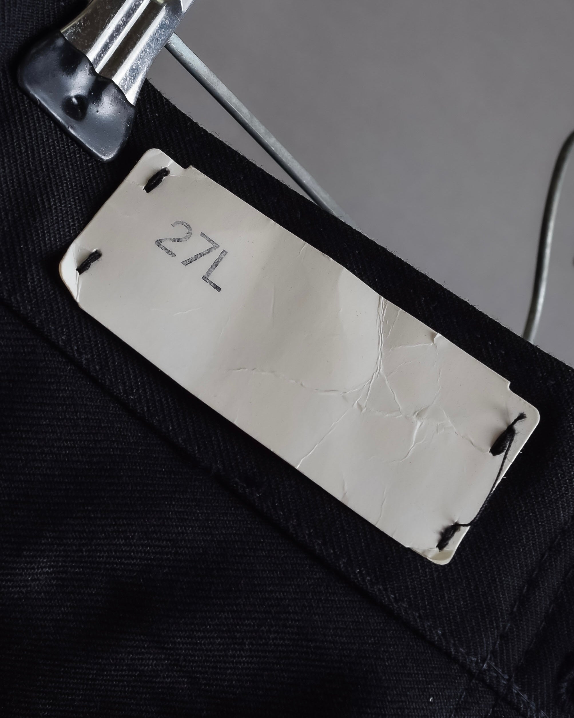 "US navy inspired lace back wide sailor pants"