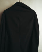 –SPECIAL– "Yohji Yamamoto" 98AW Sculptural asymmetric draped wool jacket