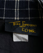 "Vintage windowpane tailored jacket"