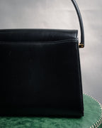 “VALENTINO GARAVANI” 80’s-90’s V clasp top handle bag