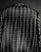 –SPECIAL– "SAINT LAURENT PARIS"
10’s Houndstooth leather-lapel peak blazer
