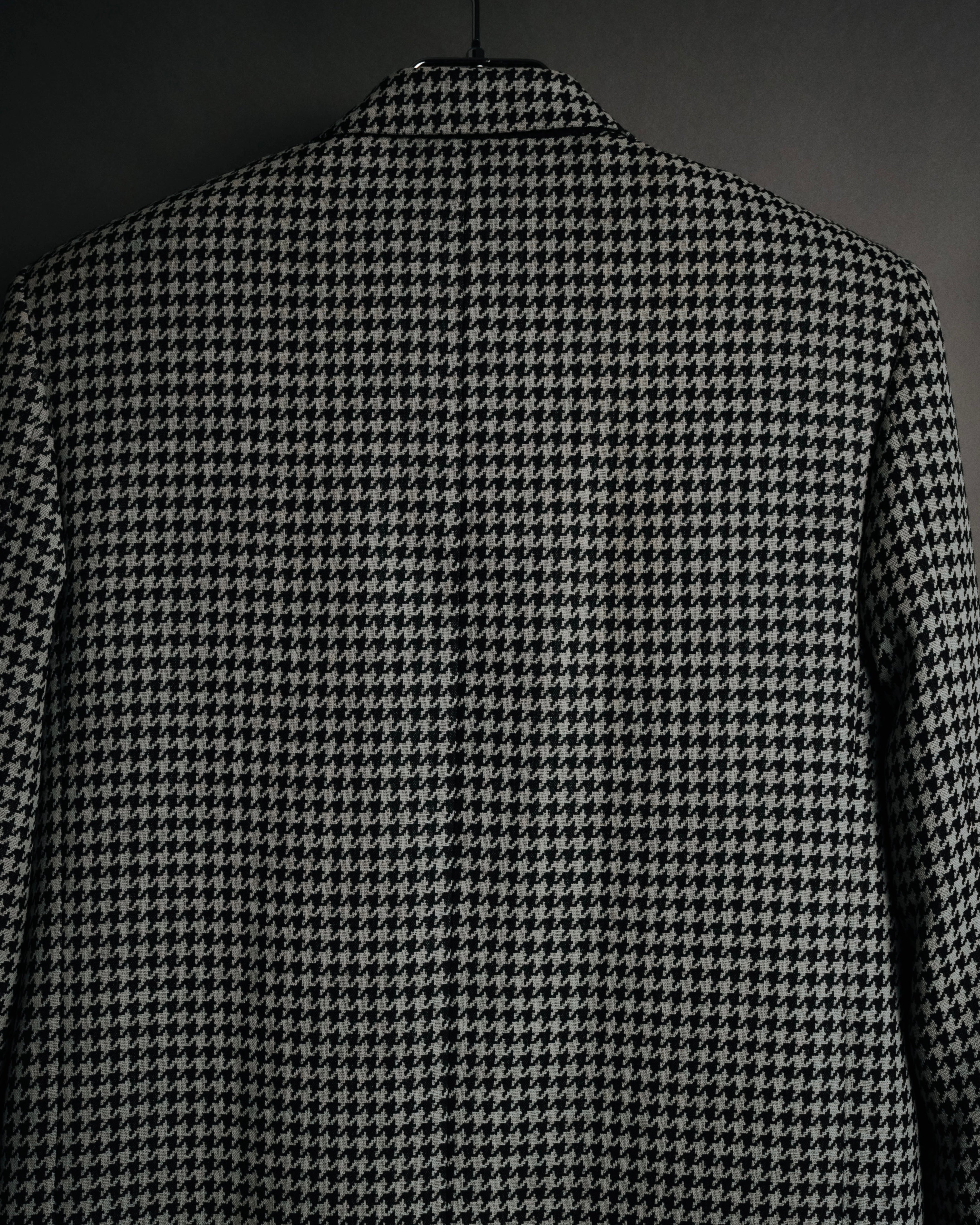 –SPECIAL– "SAINT LAURENT PARIS"
10’s Houndstooth leather-lapel peak blazer