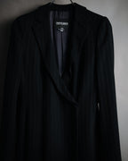 –SPECIAL– "GIORGIO ARMANI"
90’s Borgonuovo 21 pinstripe fly front long coat