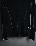"Donna Karan" Contrast piped tailored jacket