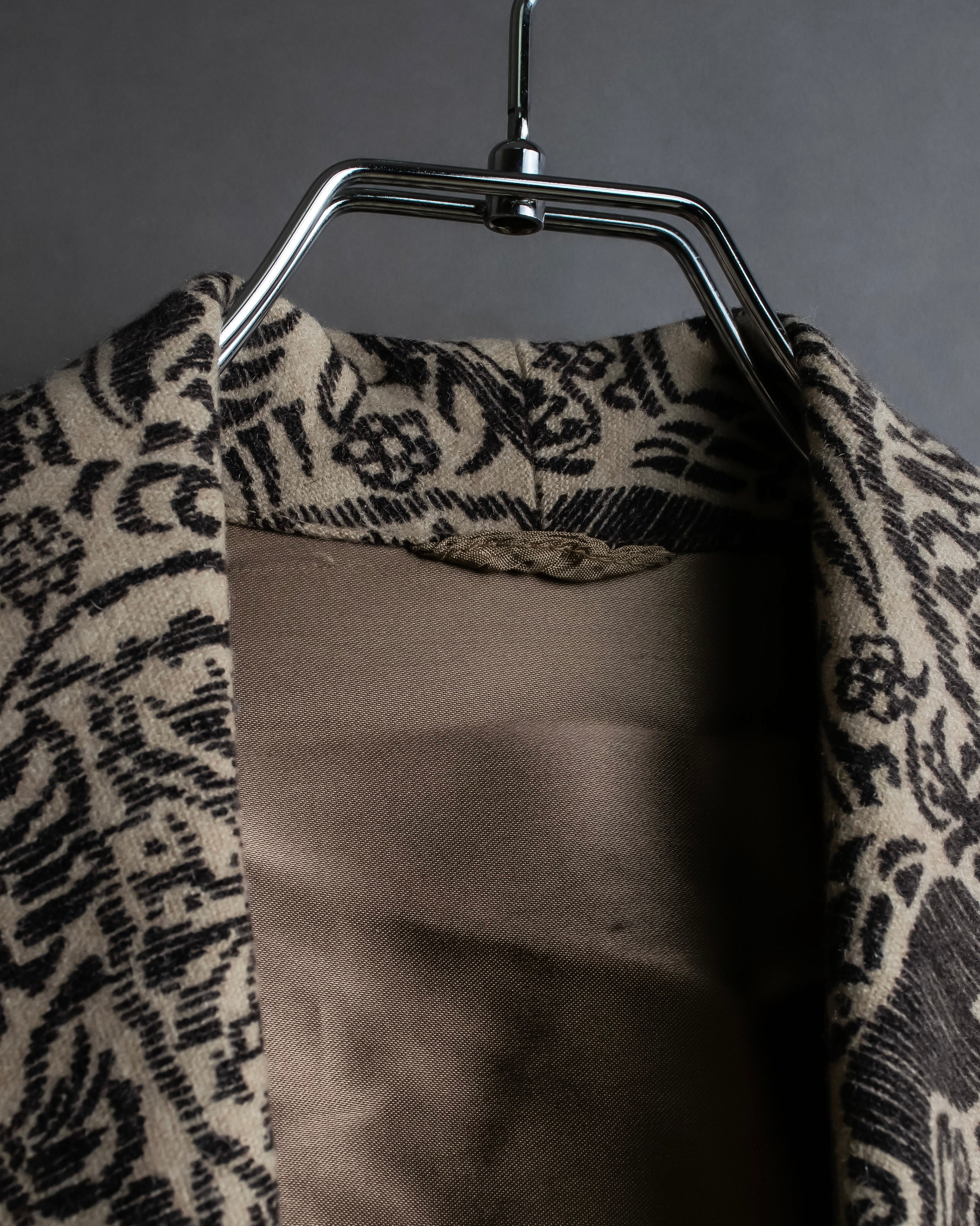 Vintage gobelin oversized gown coat