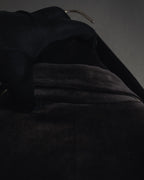 -SPECIAL- "JIL SANDER"
90’s-00’s Architectural cotton velvet belted coat