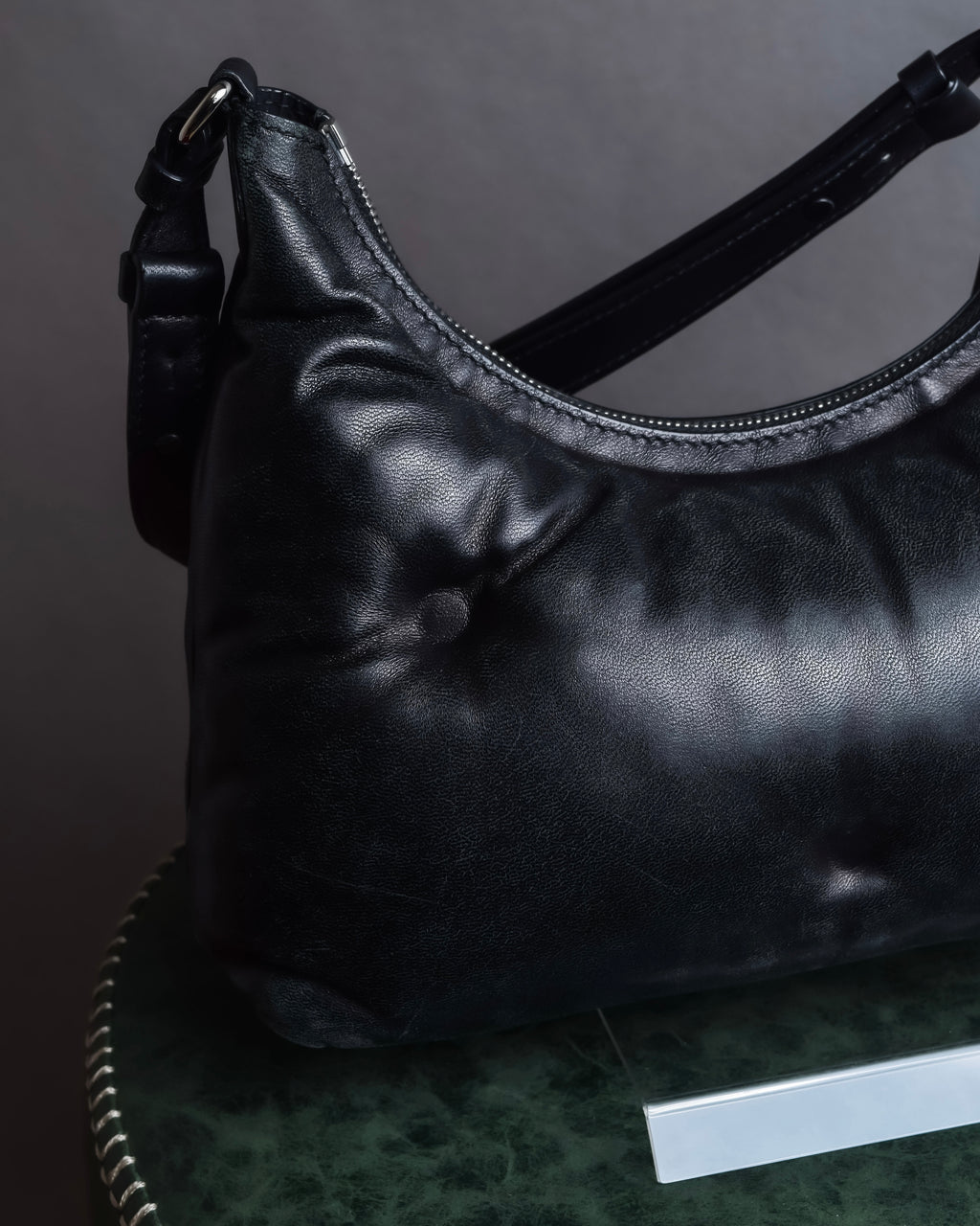 "MAISON MARGIELA" Glam Slam black one shoulder bag