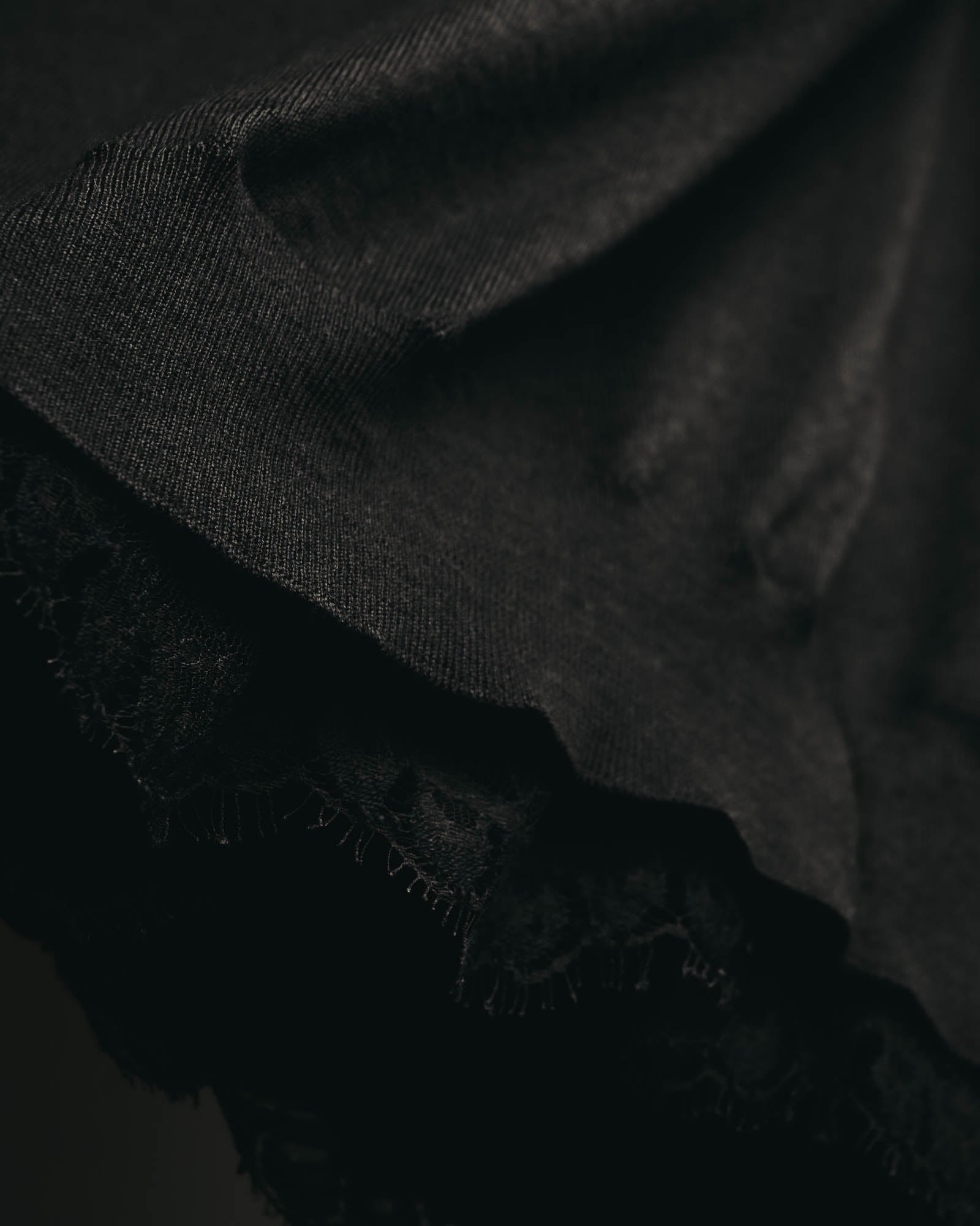 "GUCCI" 90's-10's Delicate lace-trim knit tank top