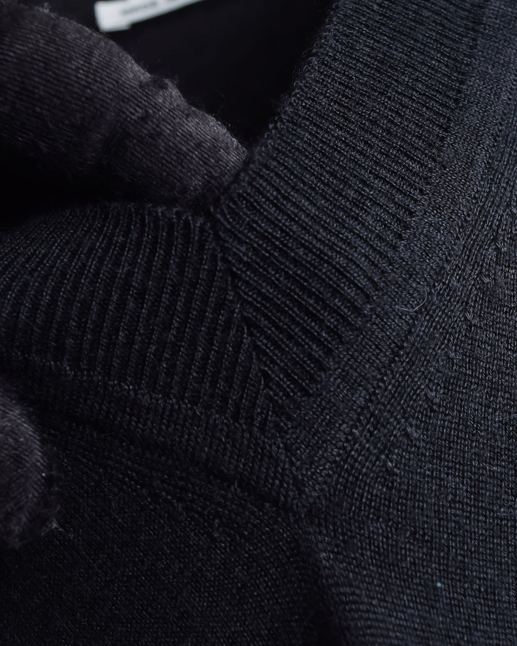 "HERMES" Cashmere silk blend V-neck knit