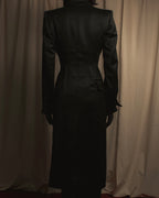 -SPECIAL- "YVES SAINT LAURENT rive gauche" 03 year Tom Ford period corset design long coat