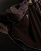 "CHRISTIAN DIOR MONSIEUR"
 Dark brown oversized trench coat