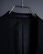 "YVES SAINT LAURENT" Strongly tailored shaped wool set up