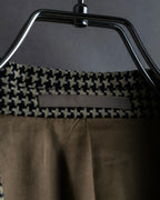 "HUGO BOSS" Houndstooth structured shoulder line tailored jacket
