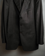 "ARMANI COLLEZIONI" Classic Italian tailoring stripe pattern set up