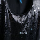 "LANVIN" Different sequin designs sleeveless pullover