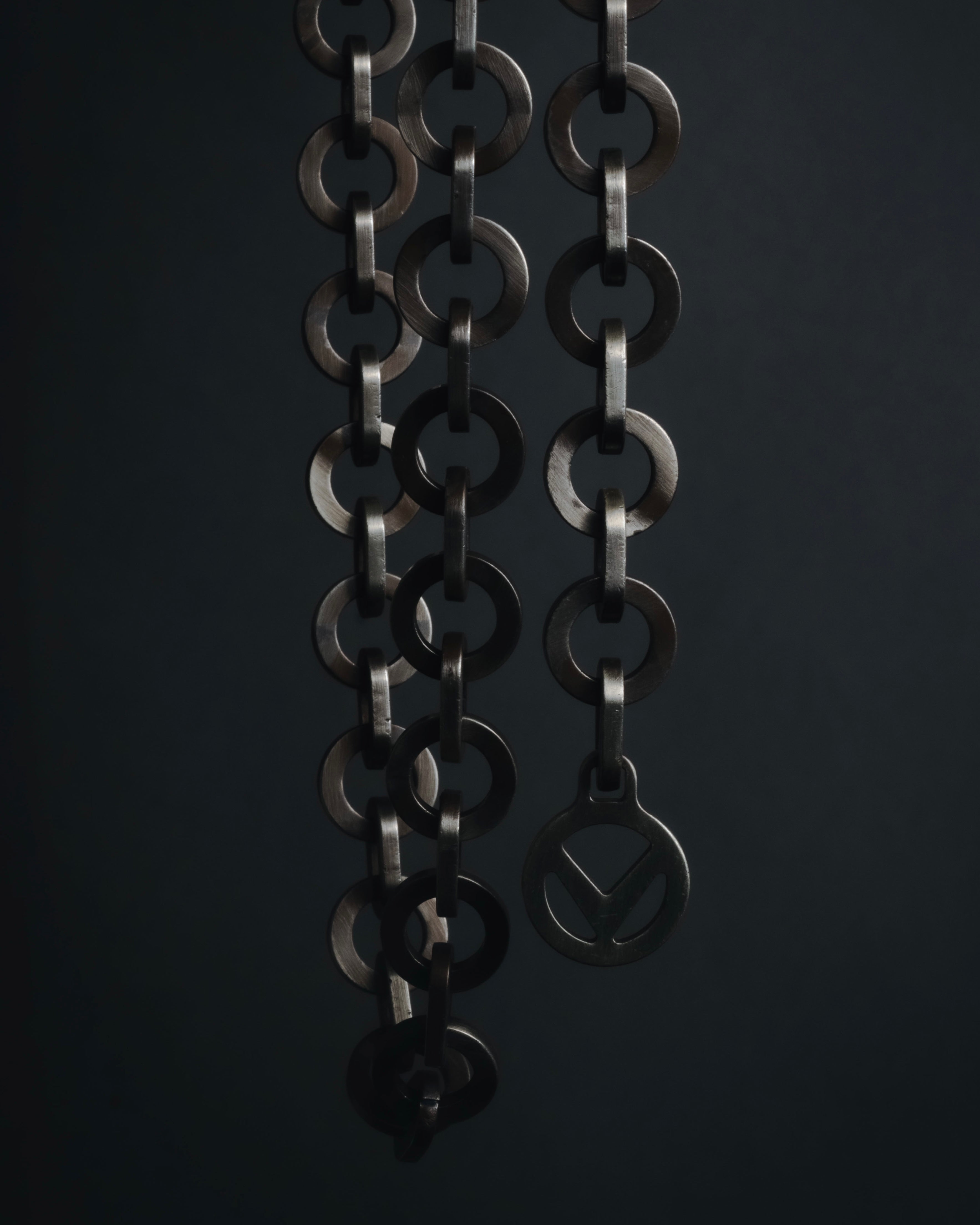 "VALENTINO GARAVANI" 2010’s dark romantic statement necklace＆belt