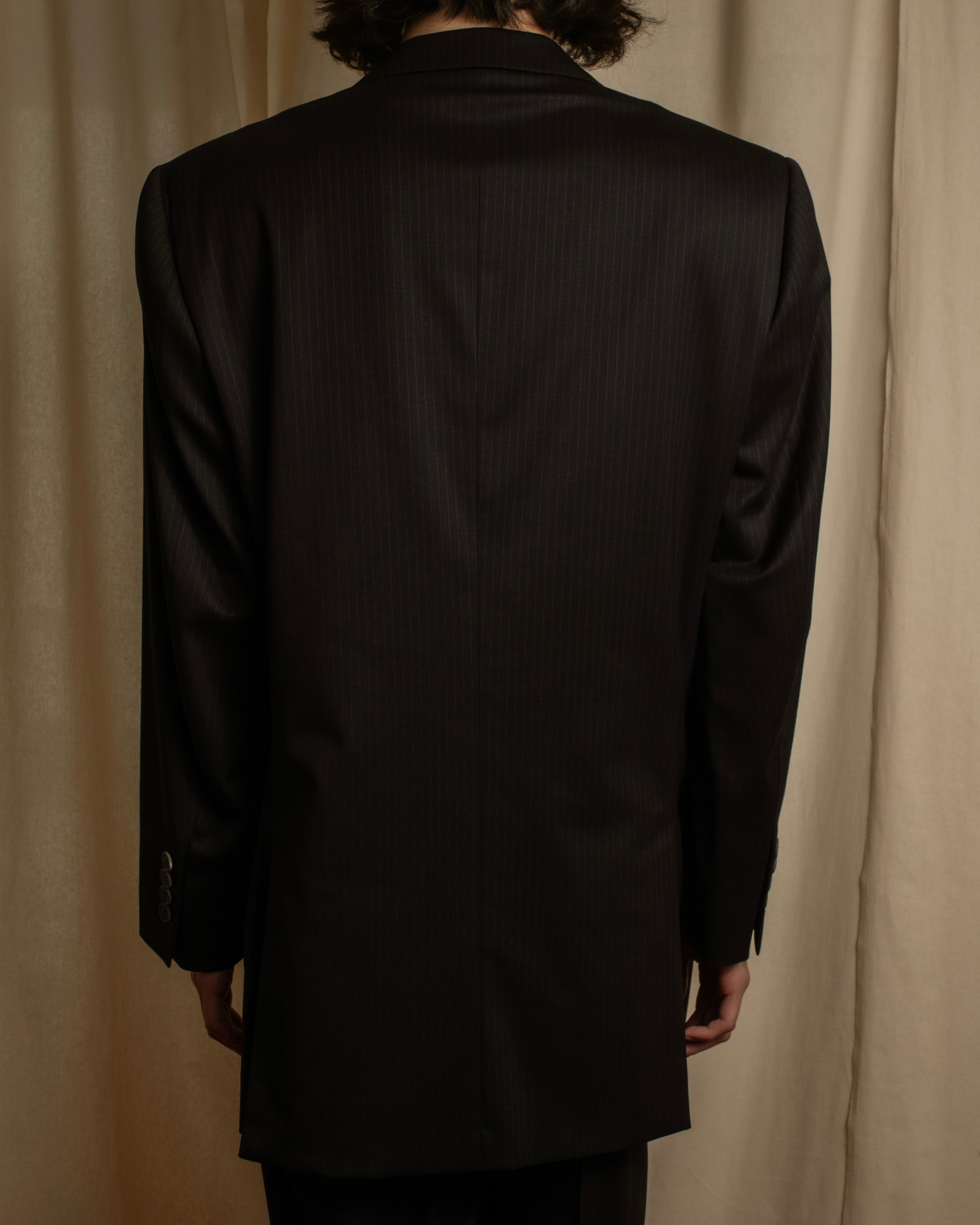 "GUCCI" 90's Elegant suiting pinstripe set up